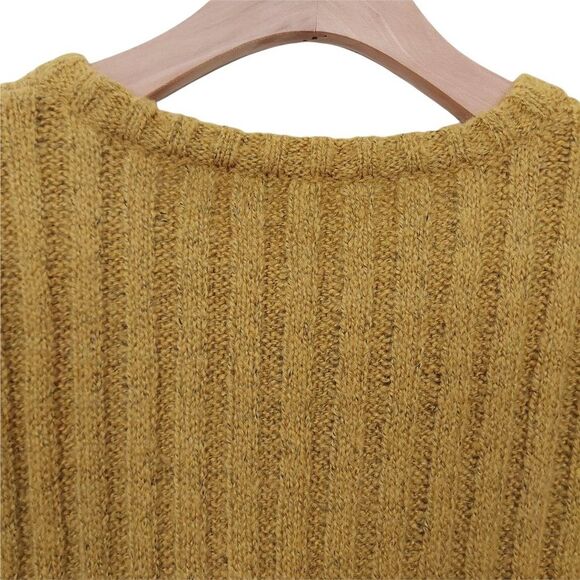 Rip Curl Sweater Womens Small Mustard Chanel Knit Round Neck Long Sleeve - Picture 6 of 8